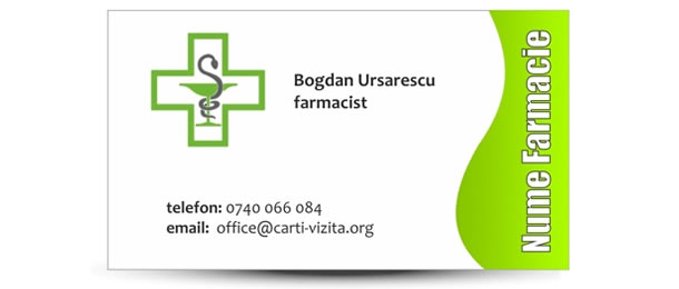 organ mash brush Model carte de vizita - Farmacie - Farmacisti - 04 | Carti - vizita .org